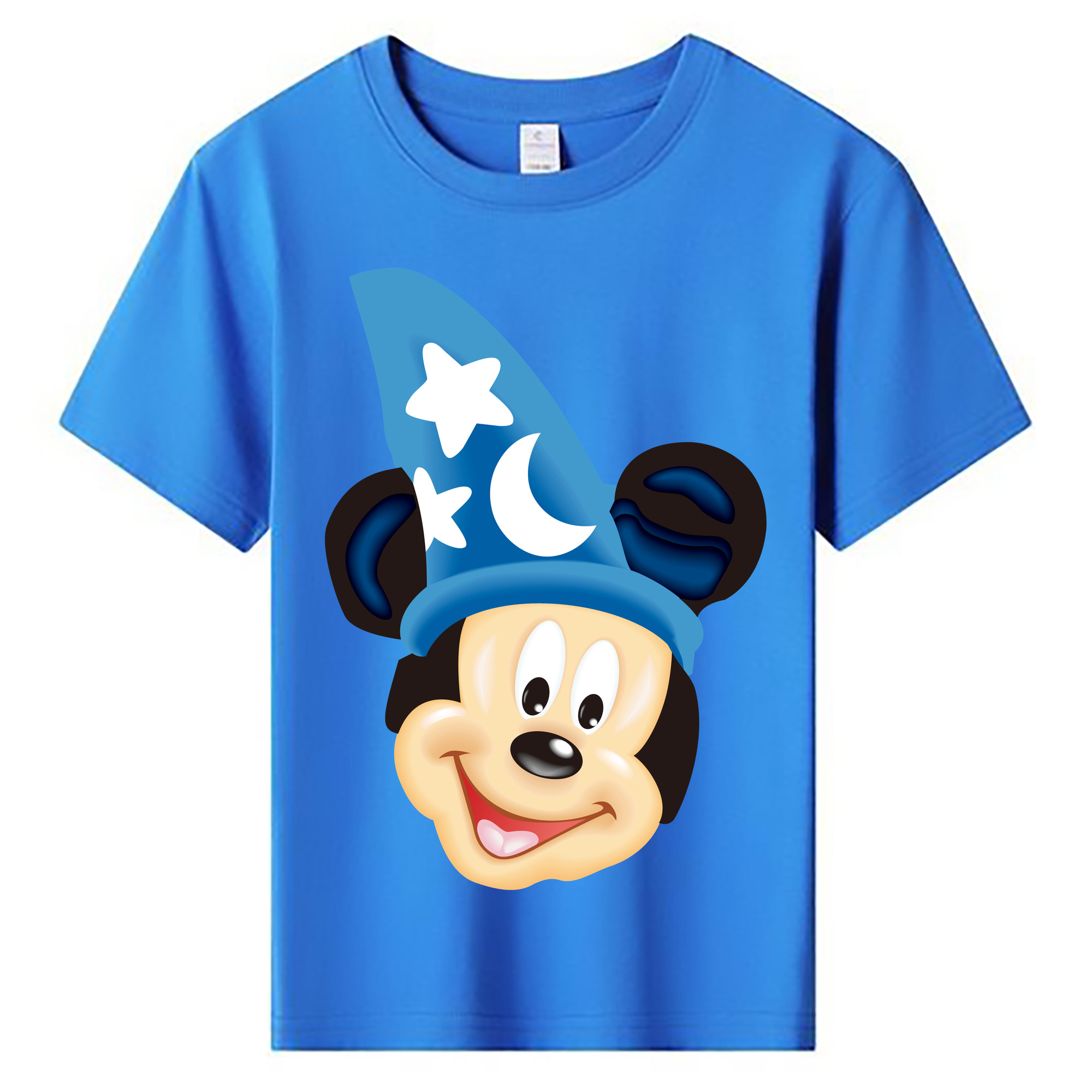ミッキーマウス Mickey Mouse 綿100％キッズTシャツ（フロントプリント）